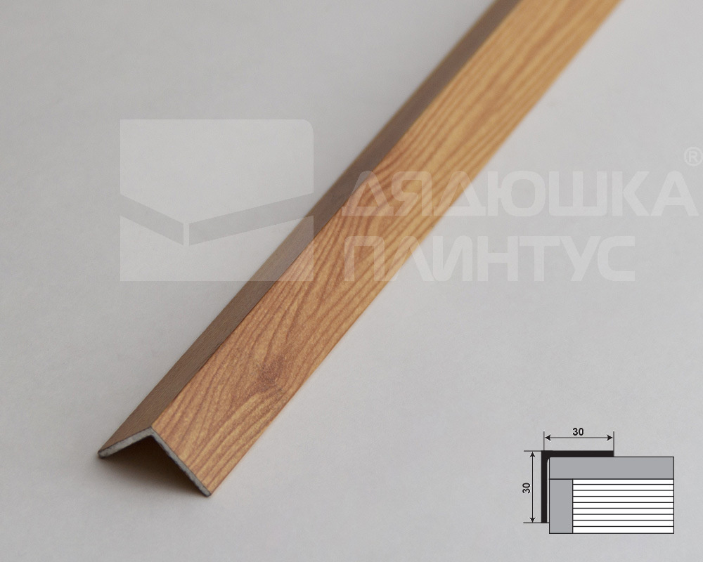 Угол декоративный 30х30 Уп 12-27.2700.581 Сосна