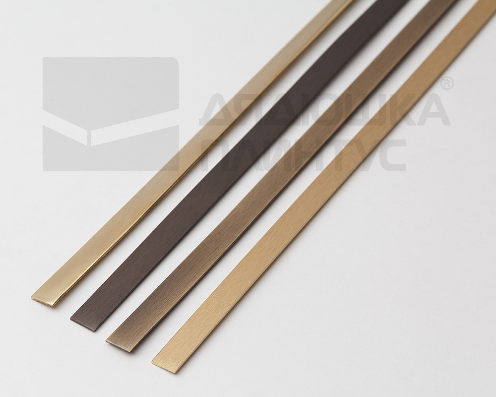 Полоса (латунь/шлифовка/лак, 3 000х15х1)