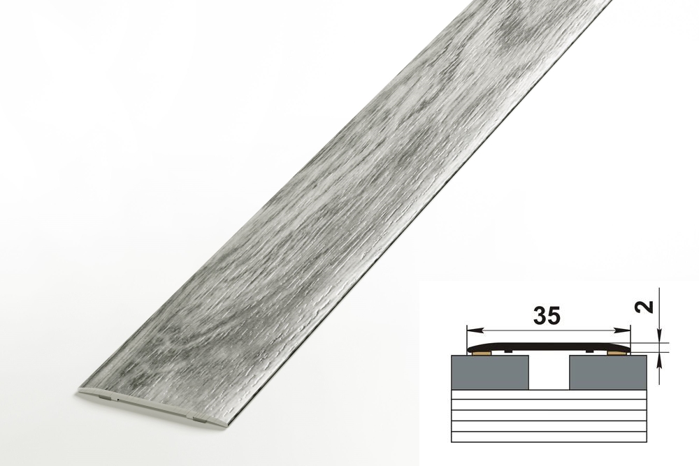 Порог одноуровневый ЛС 35.1800.4822 Дуб альба