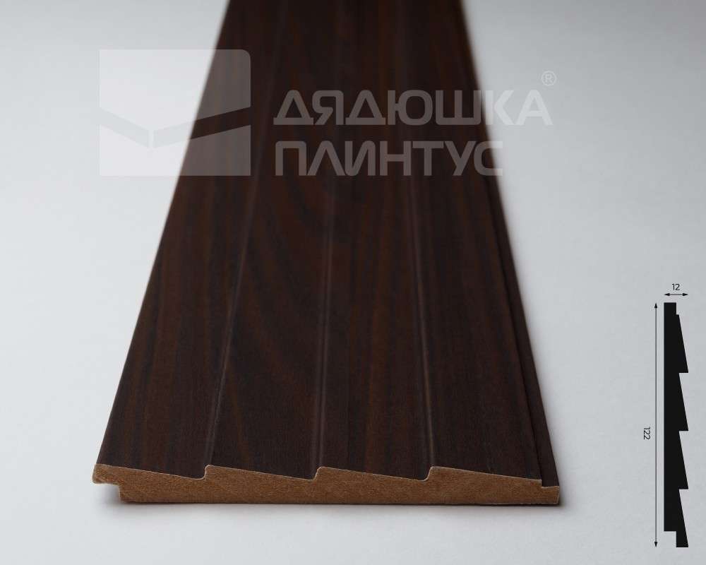 Панель МДФ ACUPAN 61.08.122505.94 зубья 12х122х2760 мм Эльм коричневый