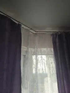 Карниз двухрядный кованый УЮТ d16мм 2,0м Белый