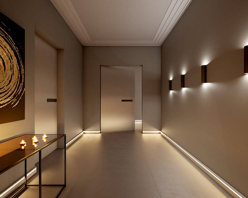 Плинтус СОЛИД 1 UHD 32/100L 2,0м Белый для LED-ленты