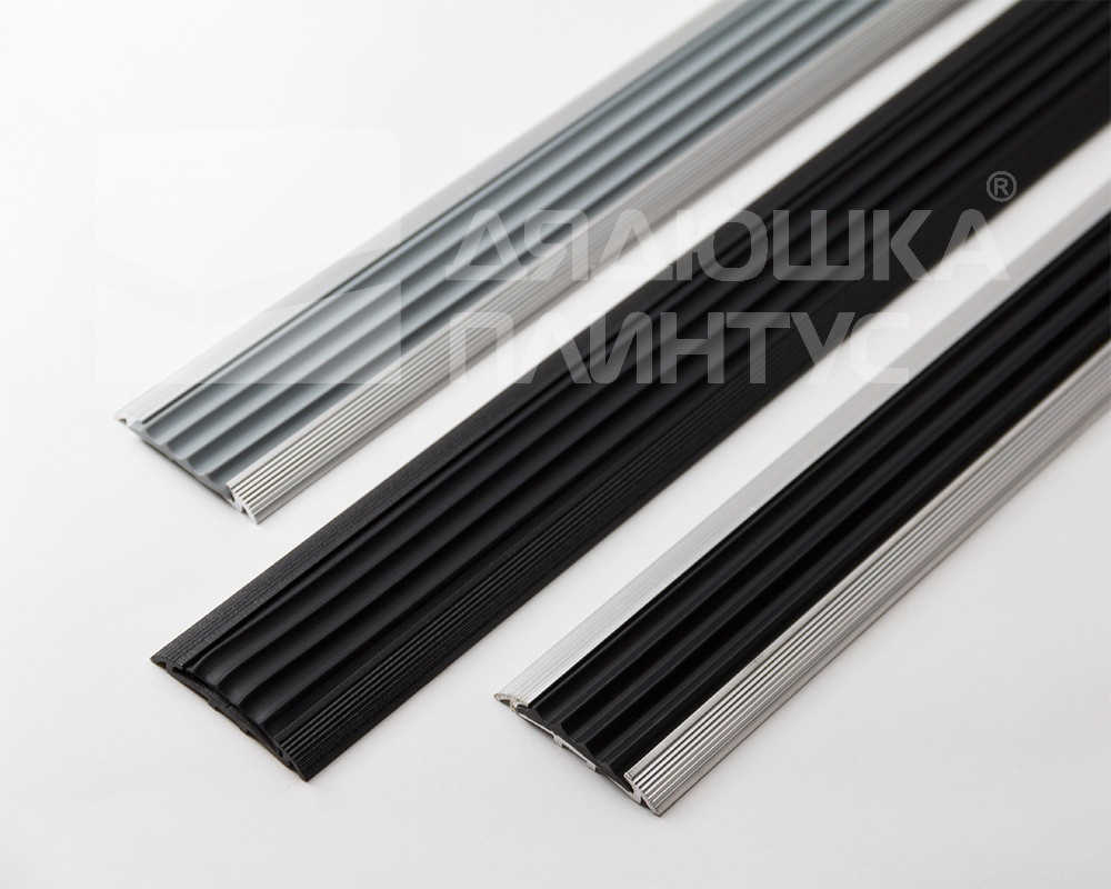 Порог одноуровневый ПС 08-1.2700.201л Серебро