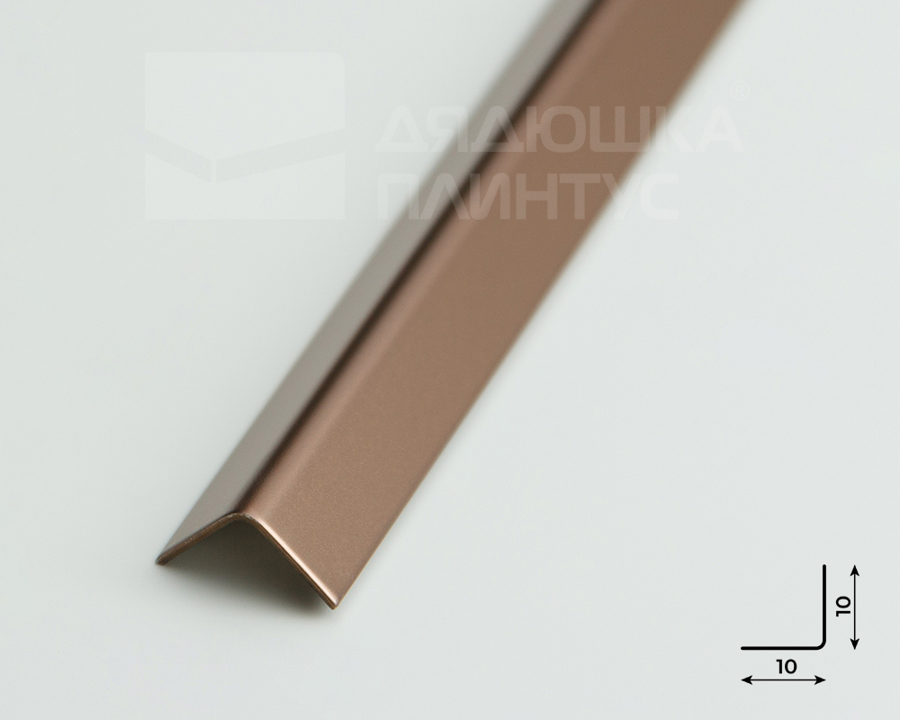 Профиль окантовочный ПУ 10НСМ(304).2700.004 2,7 м Бронза