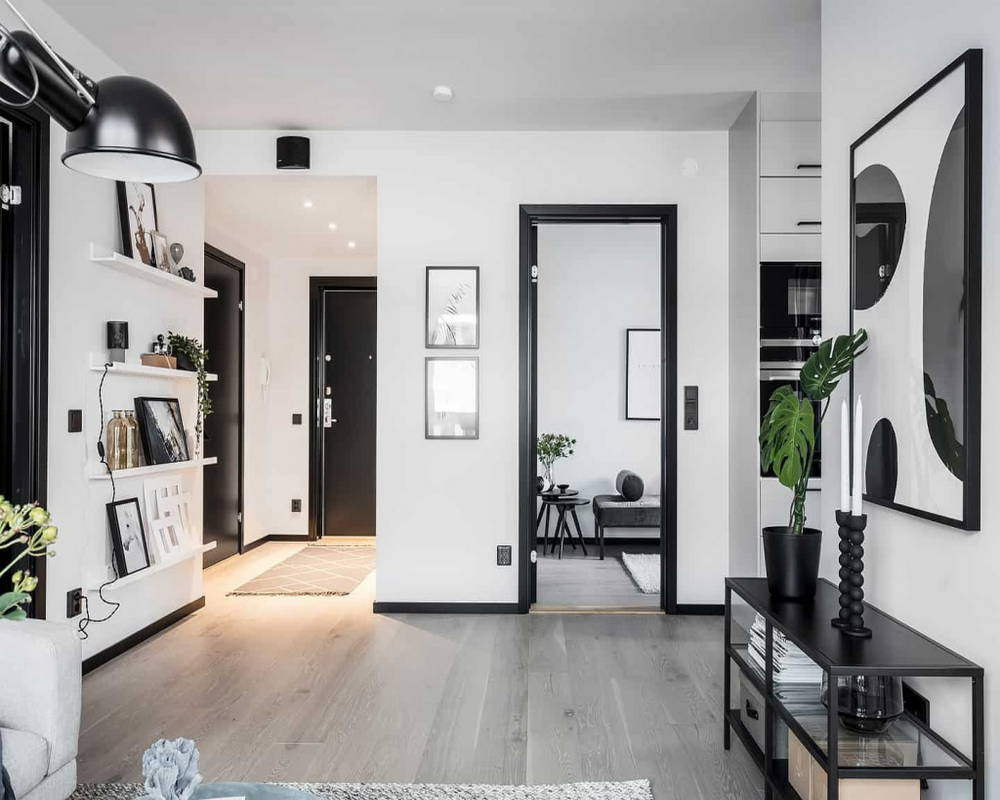 Плинтус напольный Salag Alpha 60*15*2400 мм Чёрный