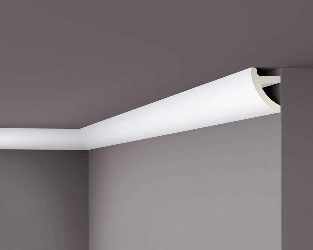 Карниз потолочный NMC IL1 50*70*2000. Белый под подсветку