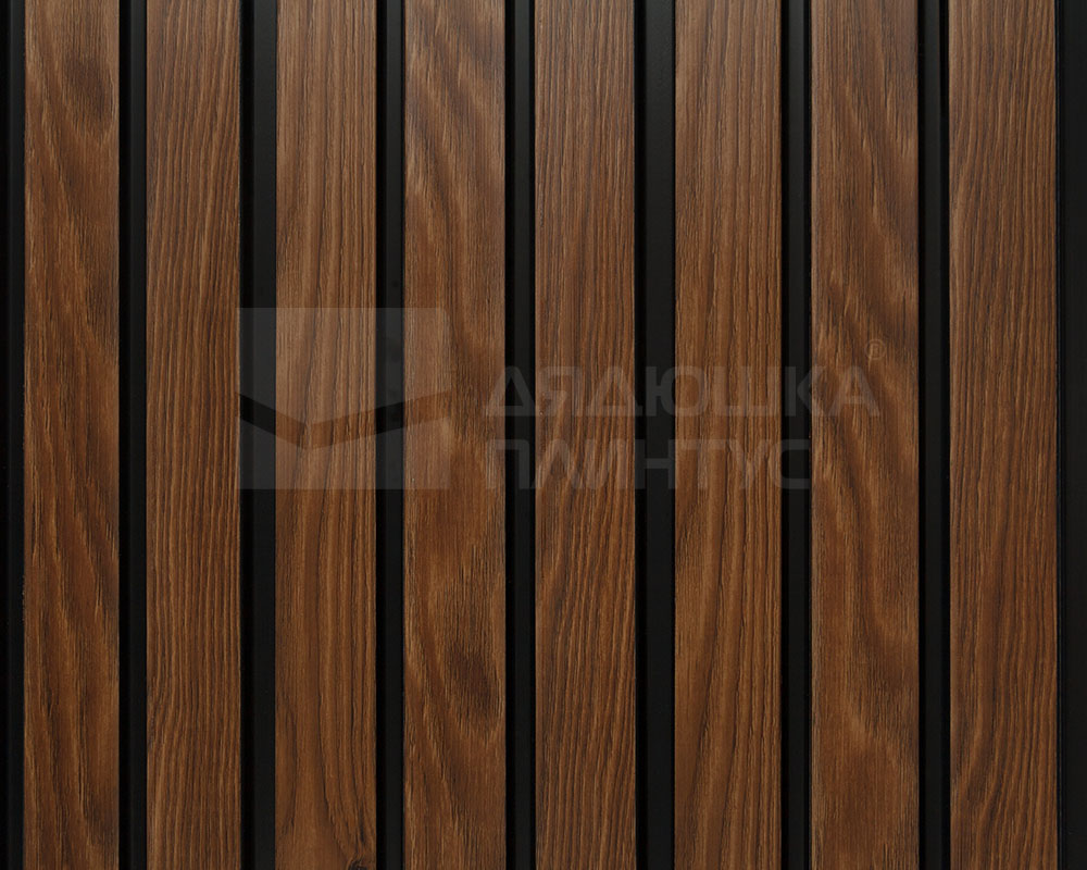 Панель вспененный полистирол ГРЕЙС 3D RAIL 120*2700 мм. Махагон