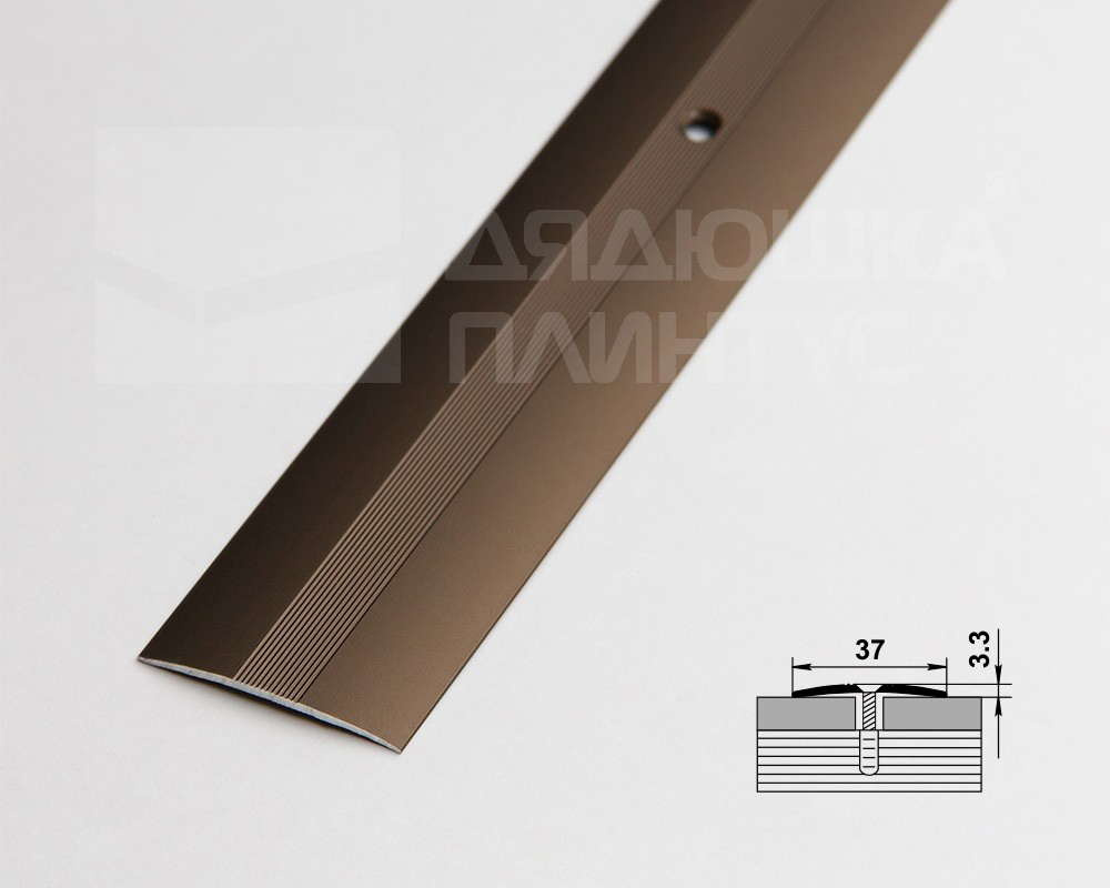 Порог одноуровневый ПС 03.2700.204л Бронза