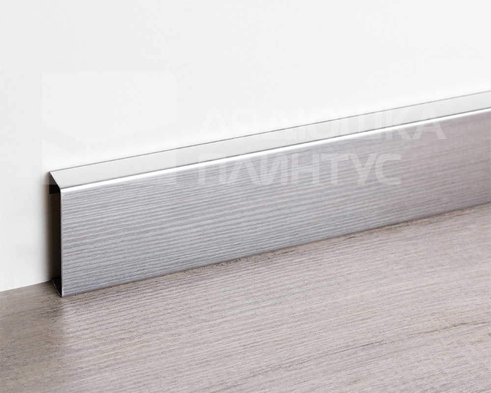 Плинтус из нержавеющей стали Пл 60-1НСП.2700.001