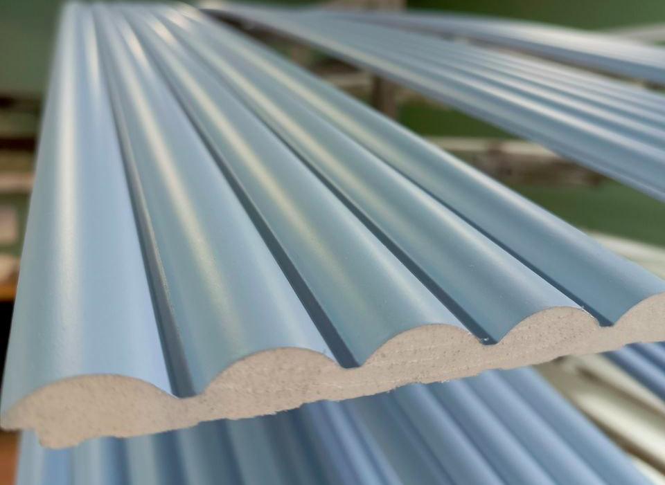 Стеновая панель HI WOOD белая. LV135 NP HI WOOD 120,0мм х 12,0мм х 2,7м. Окраска включена в стоимость