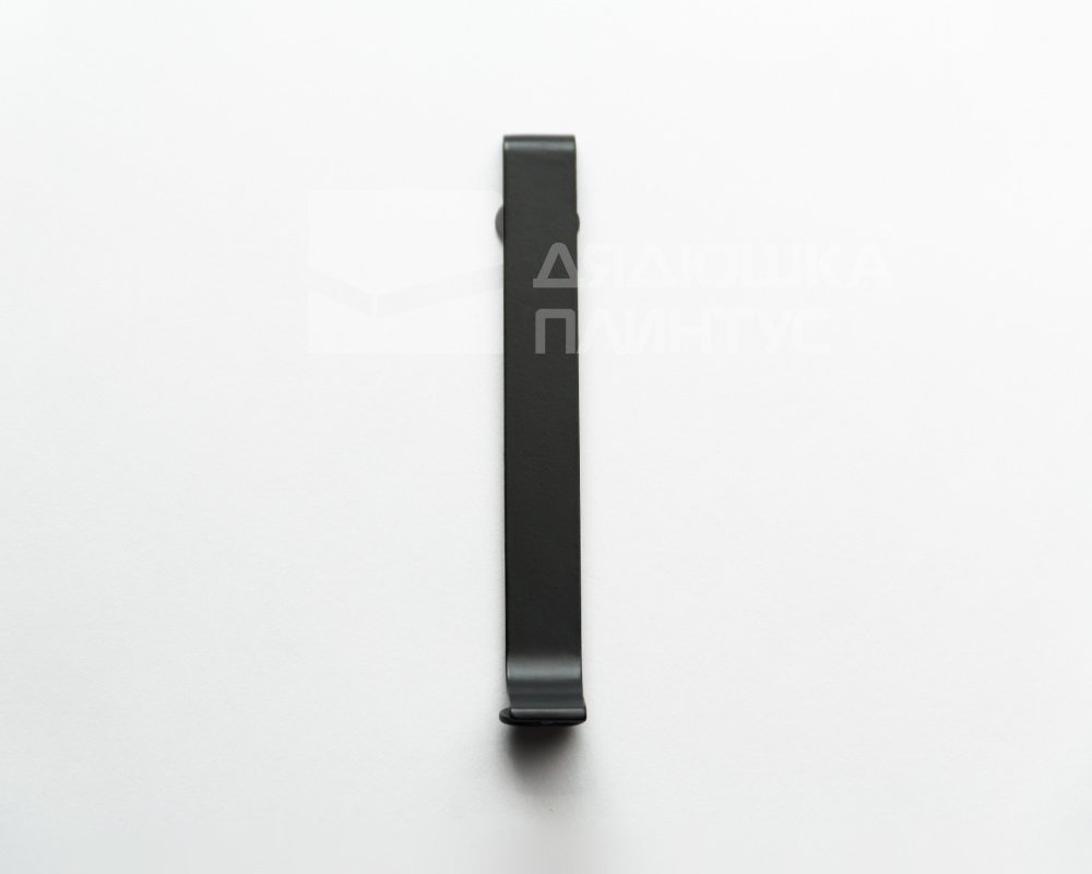 Соединитель для плинтуса Волшебная палочка 80 мм Чёрный матовый