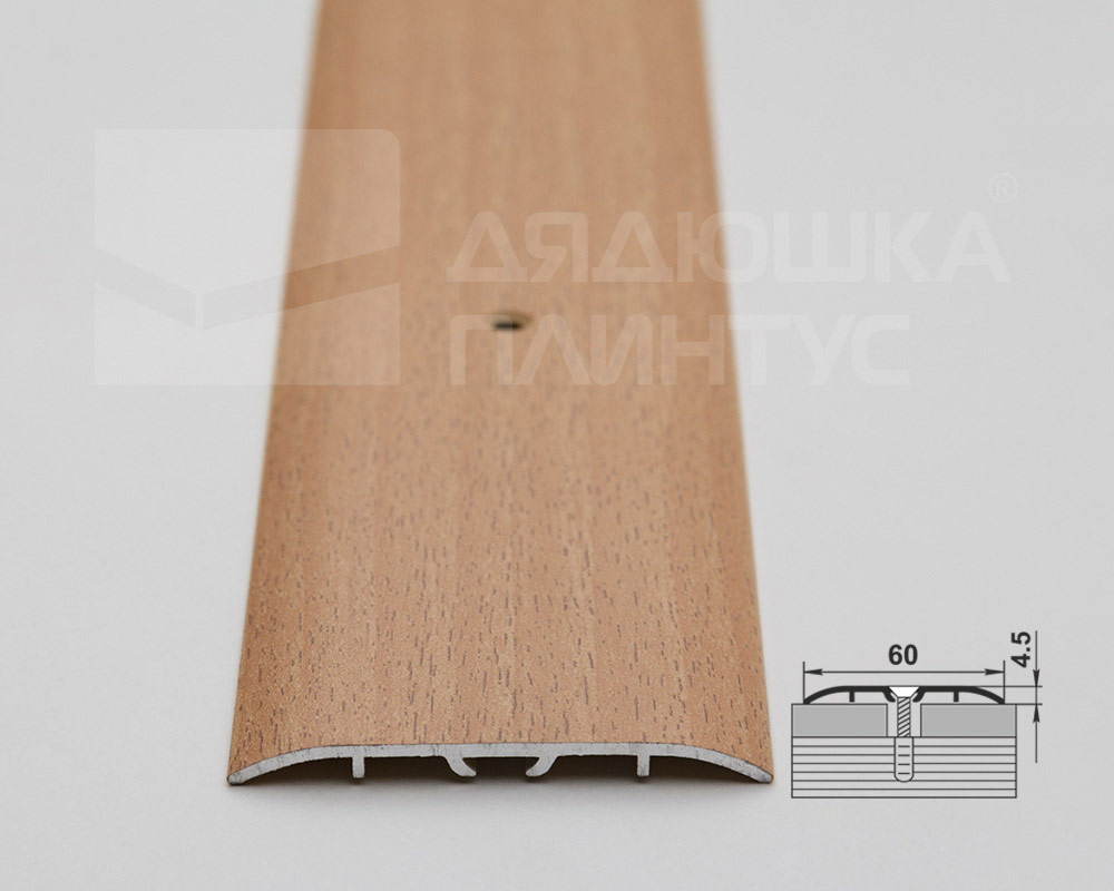 Порог одноуровневый ПС 07-1.900.043 Бук кантри