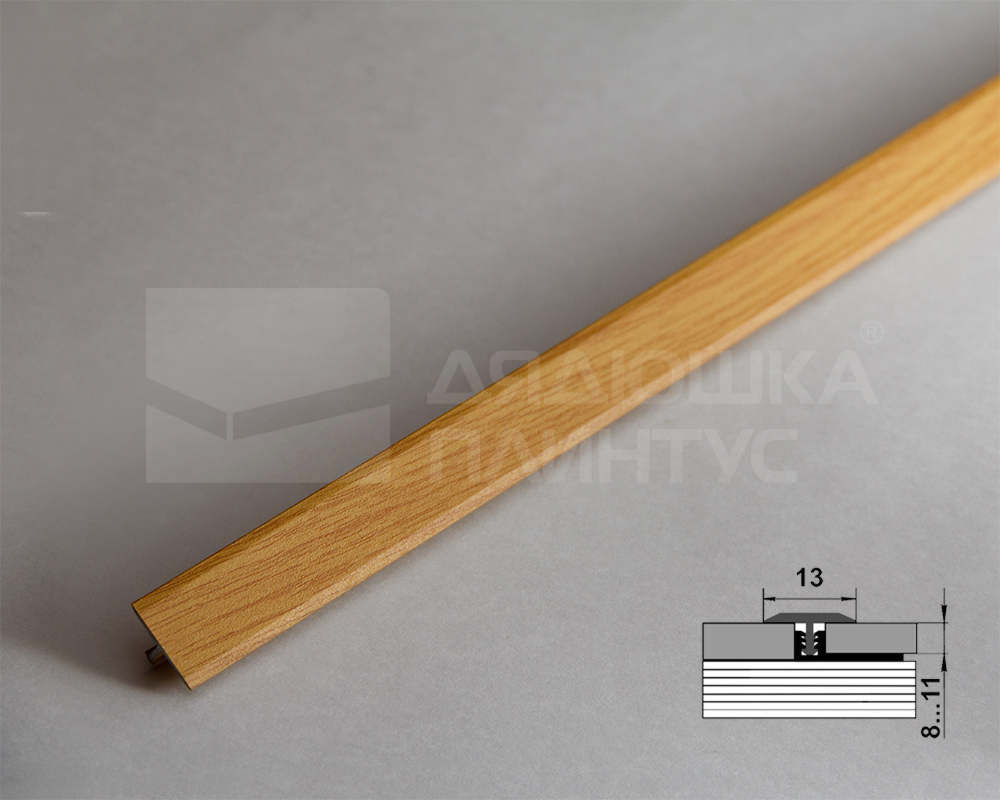 Порог одноуровневый ПС 09.2700.282 Дуб светлый