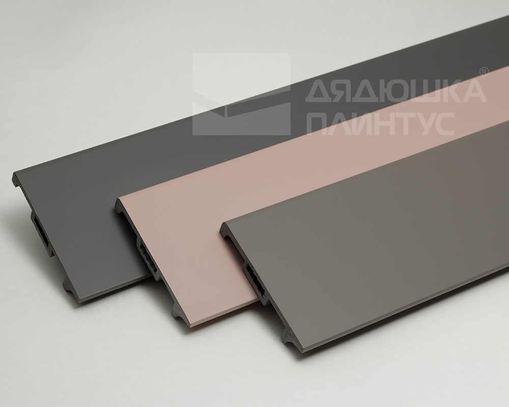 Плинтус Волшебная Палочка Самоцветы 81мм 2,0м. RAL 9003. Цвет 401