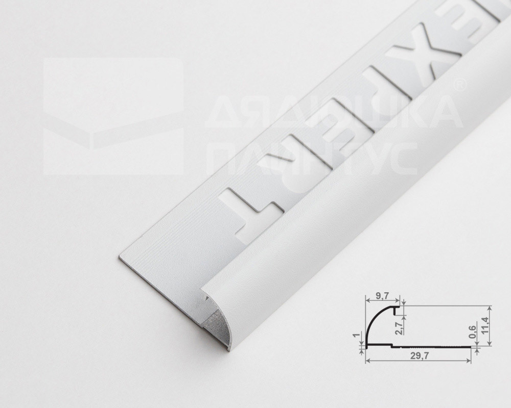 Профиль окантовочный Волшебная палочка Expert MSPKE 03-9.2700.16 10мм 2,7м Белый