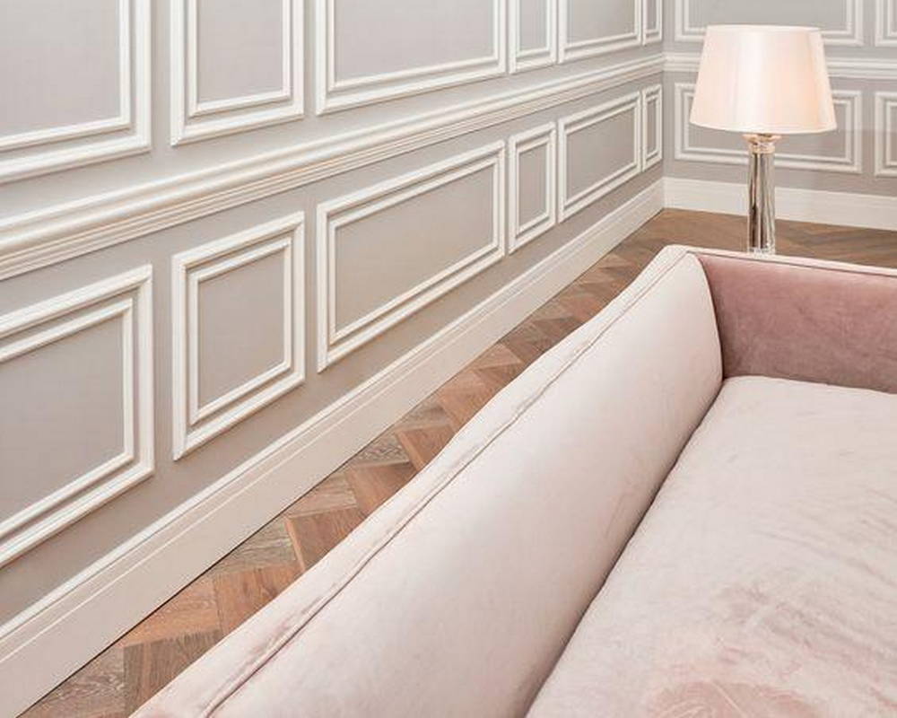 Плинтус ПОЛИСТИРОЛ HI WOOD B136 136мм х 18мм х 2,0м. Окраска включена в стоимость