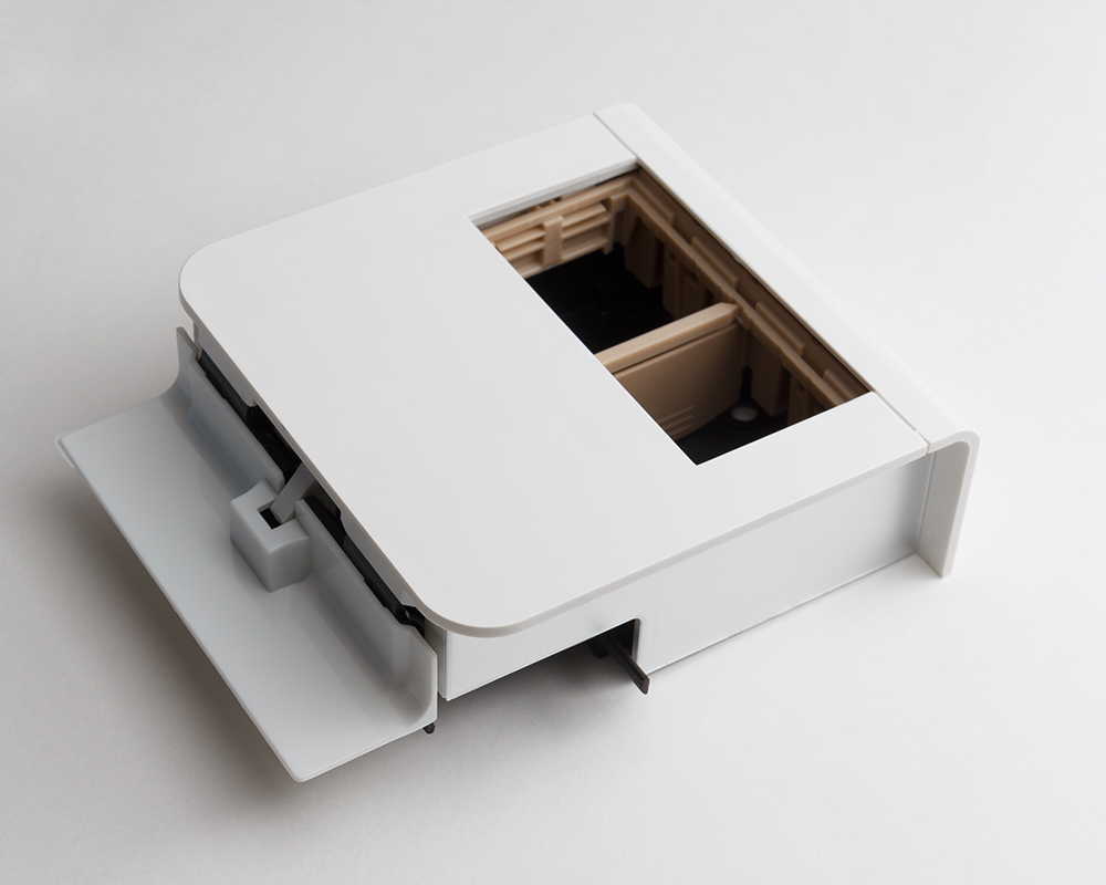 Декоративная накладка на монтажный бокс 1компл. Белый