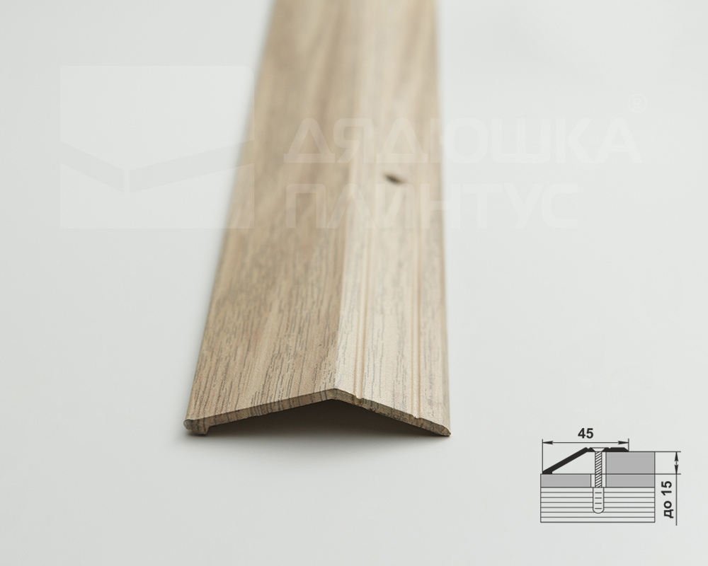 Порог разноуровневый ПР 04.1800.089 Клен белёный