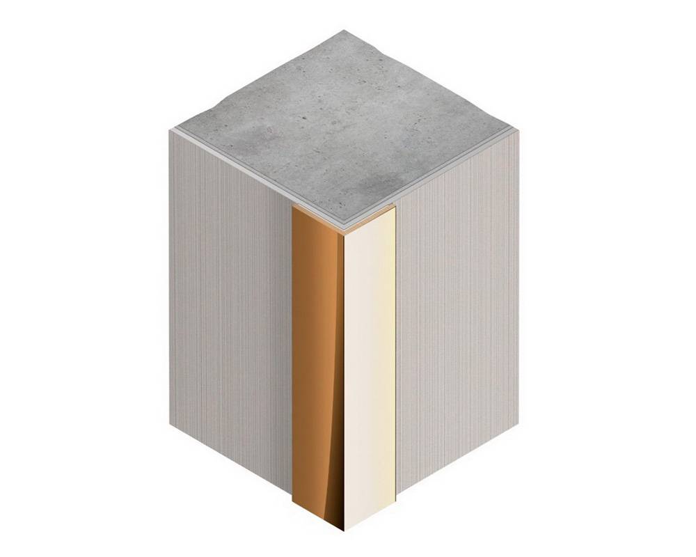 PVL73-05 Угол латунь Антик медь светлая 15х15мм 2.7м