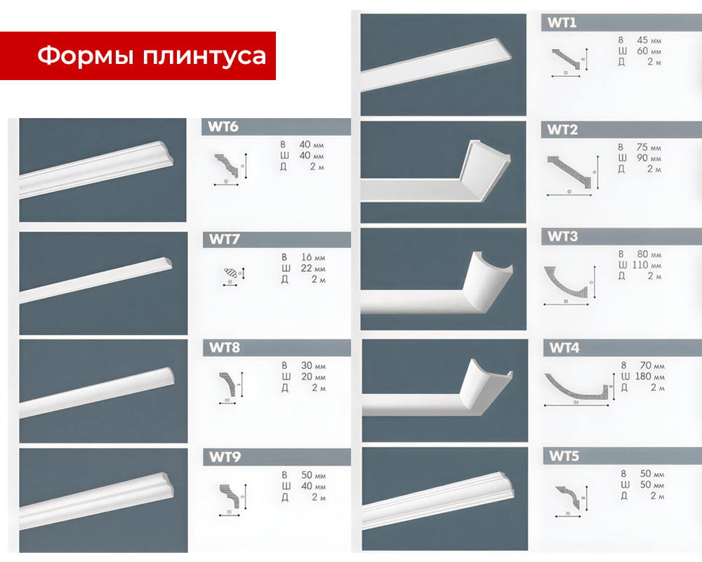 Карниз потолочный из полистирола высокой плотности NMC IL4 60*37,5*2000. Окраска включена в стоимость