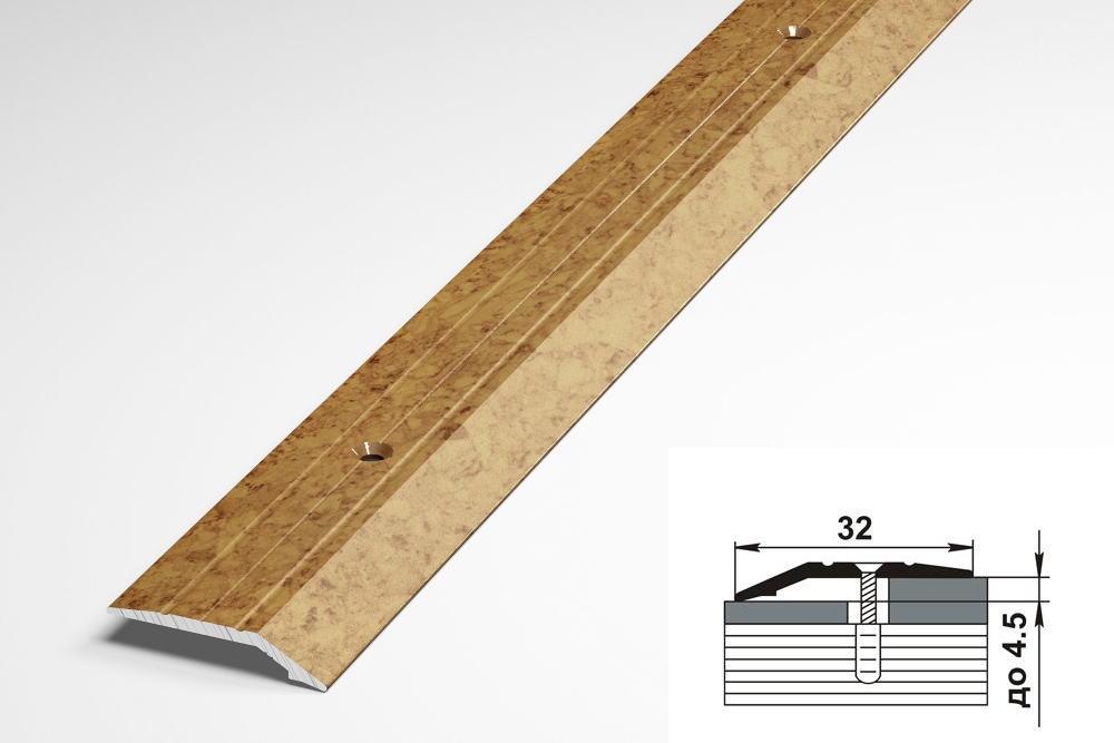 Порог разноуровневый ПР 03.2700.286 Пробка