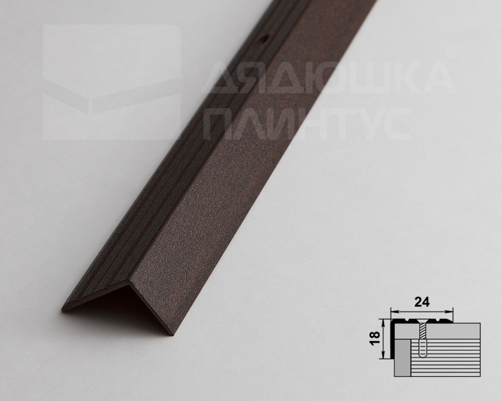 Порог угловой ПУ 03.2700.294 Венге