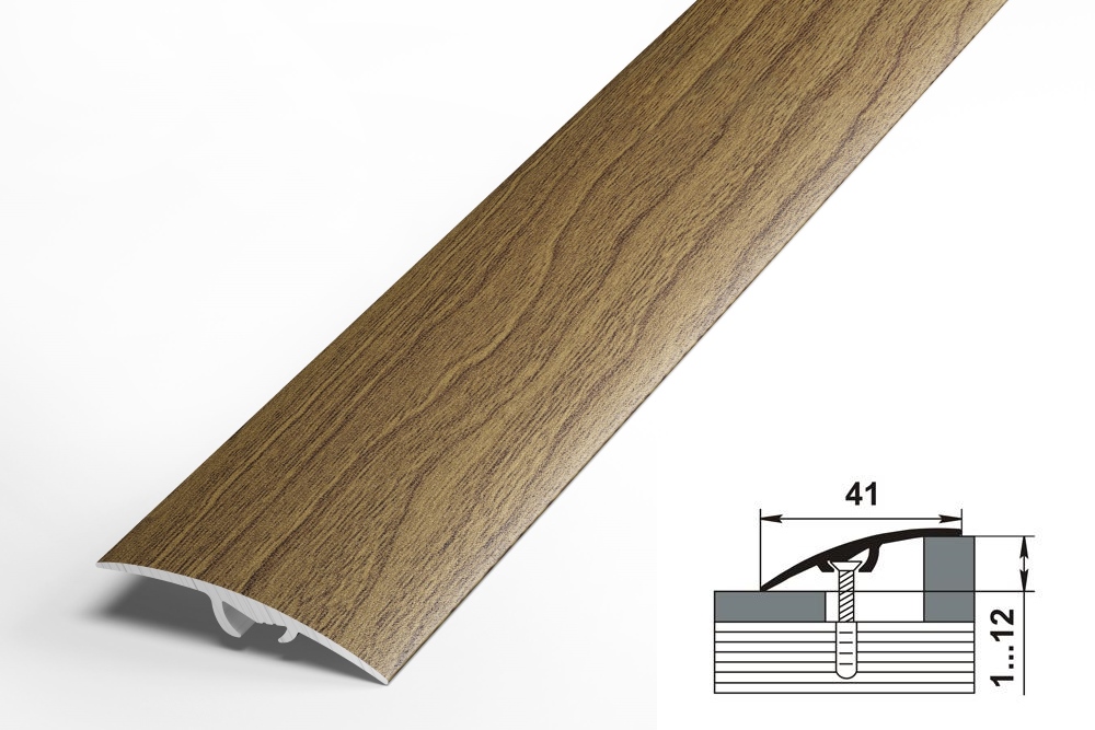 Порог разноуровневый ПР 06.2700.2R135 Дуб лионский