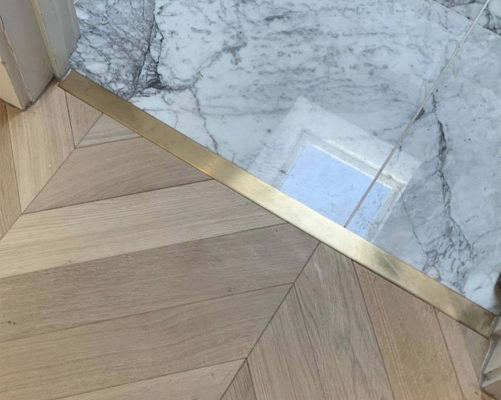 PVL67-04 Профиль Т-образный полукруглый латунь Антик бронза светлая 15мм х 2.7м