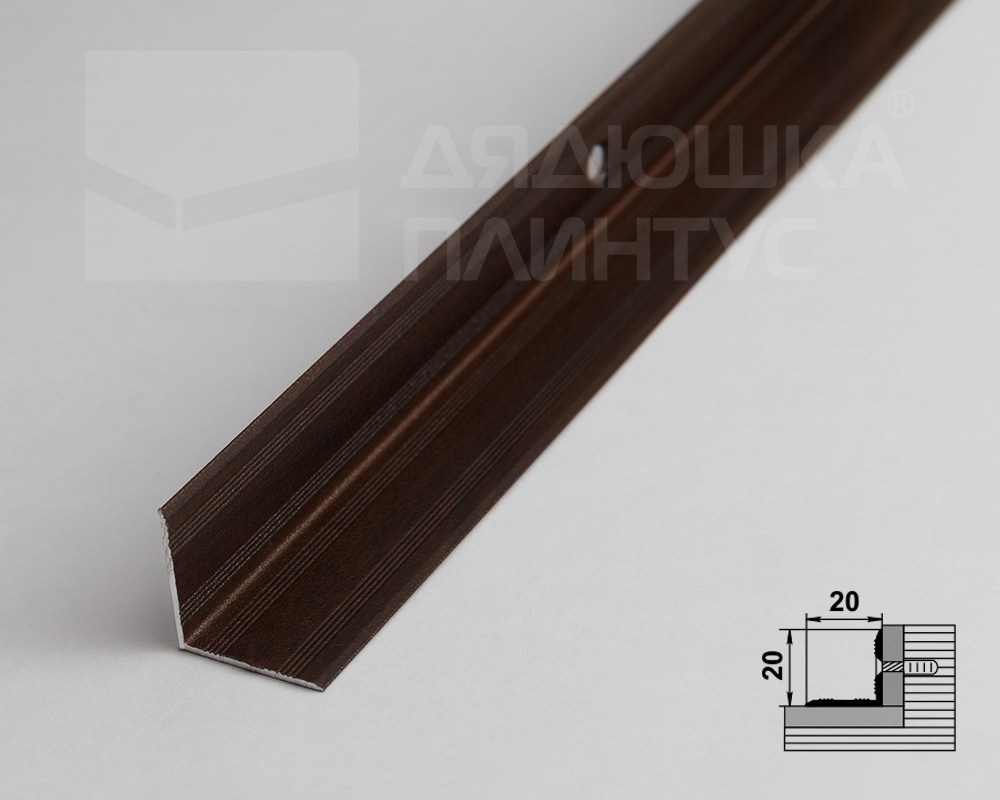 Порог угловой ПУ 05-1.900.094 Венге