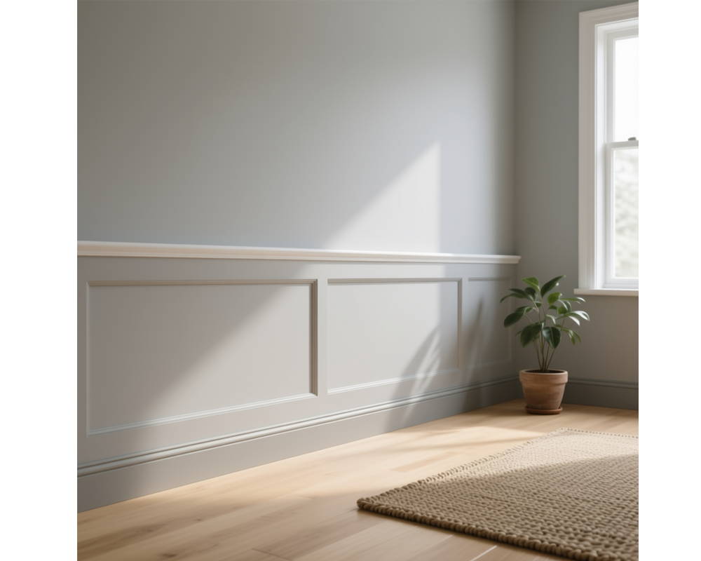 Плинтус МДФ ХАННАХОЛЗ 81301 81мм 2,4м. Окраска включена в стоимость