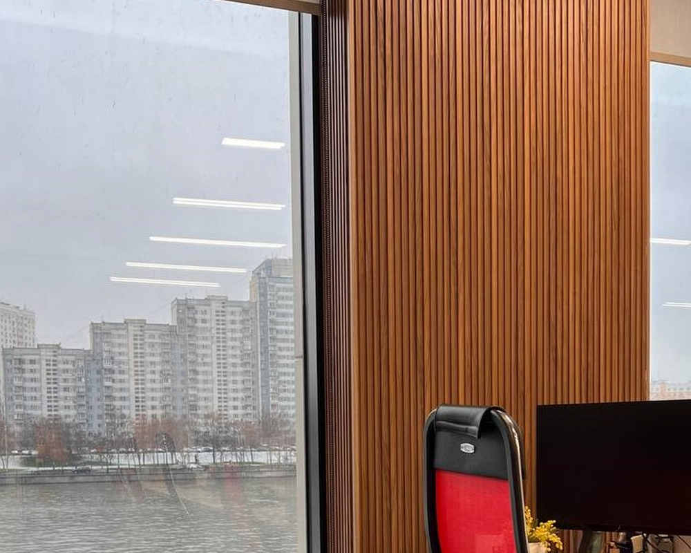 Панель МДФ ACUPAN 61.08.122501.92 трапеция 12х122х2760 мм Орех светлый