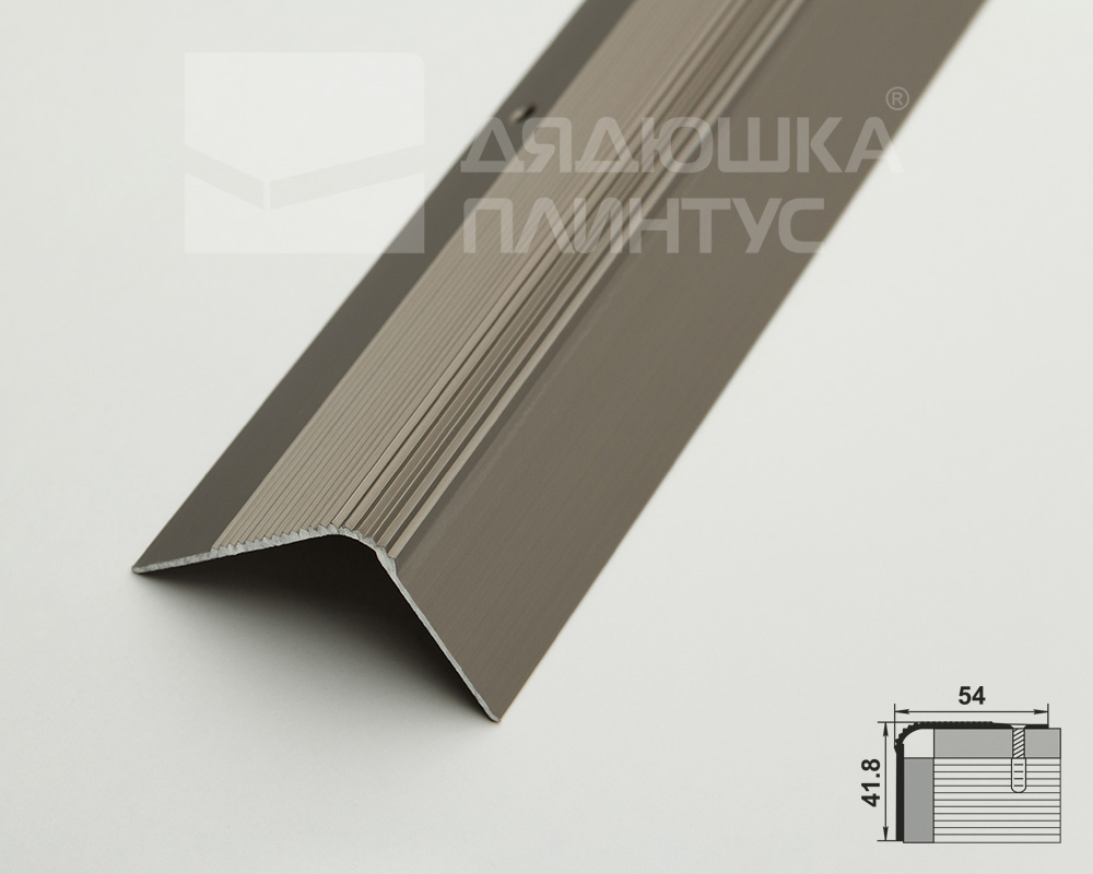 Порог угловой ПУ 02.2700.242л Шампань