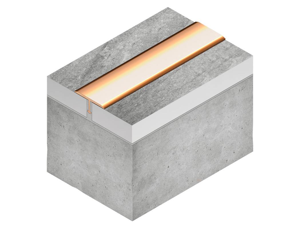 PVL38-04 Профиль Т-образный плоский латунь Антик бронза светлая 25мм х 2.7м