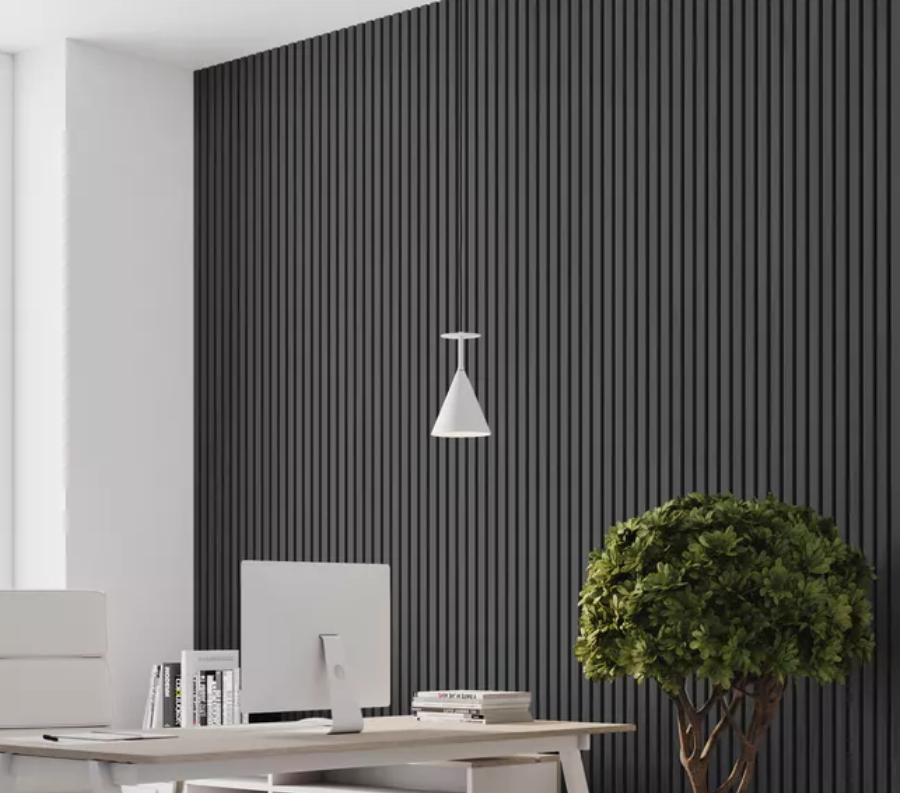 Панель МДФ 3D Лайн Модерн 165*2750мм. L04 Черный