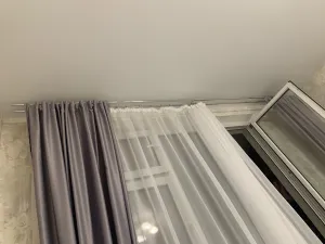 Карниз двухрядный кованый УЮТ d16мм 1,6м Белый