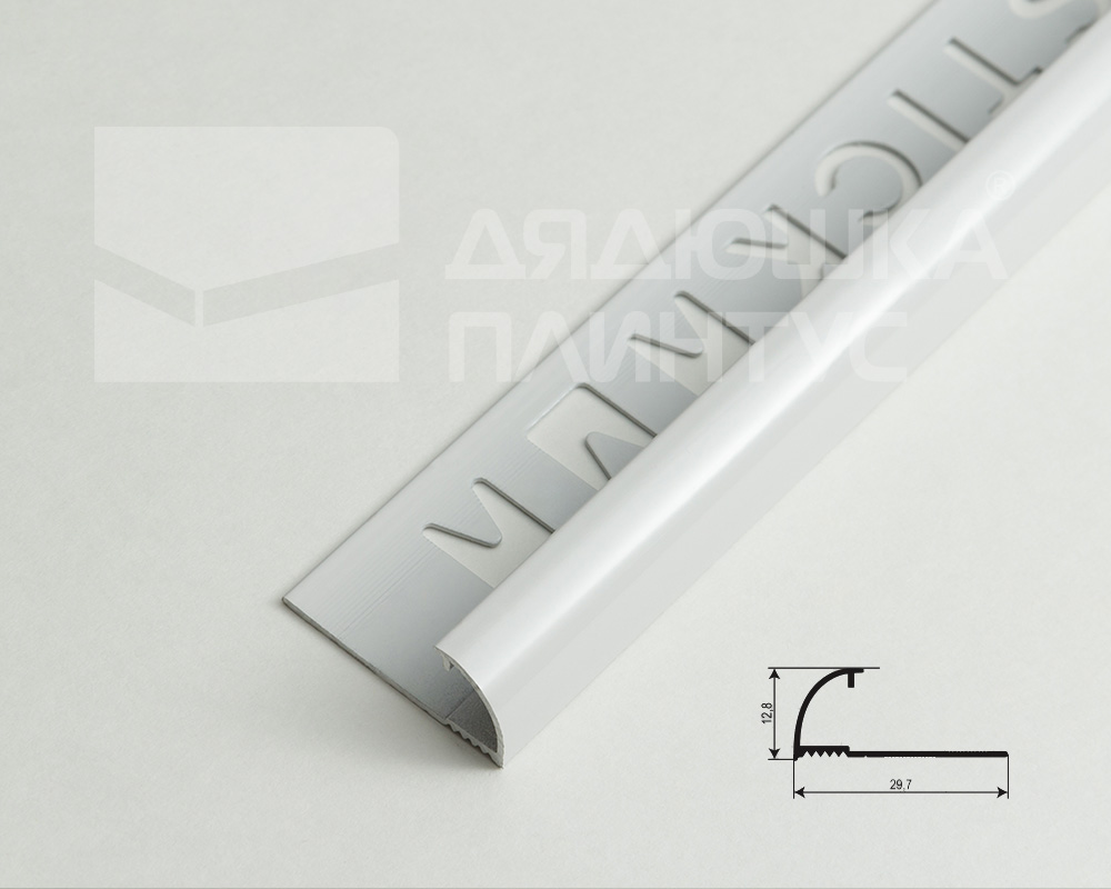 Профиль окантовочный Волшебная палочка MSPK 03-9.2700.16 10мм 2,7м Белый