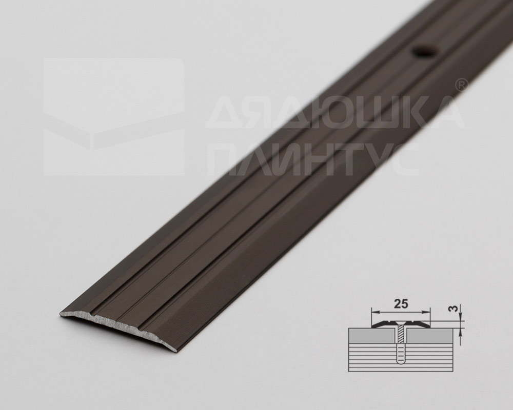 Порог одноуровневый ПС 01.2700.204л Бронза