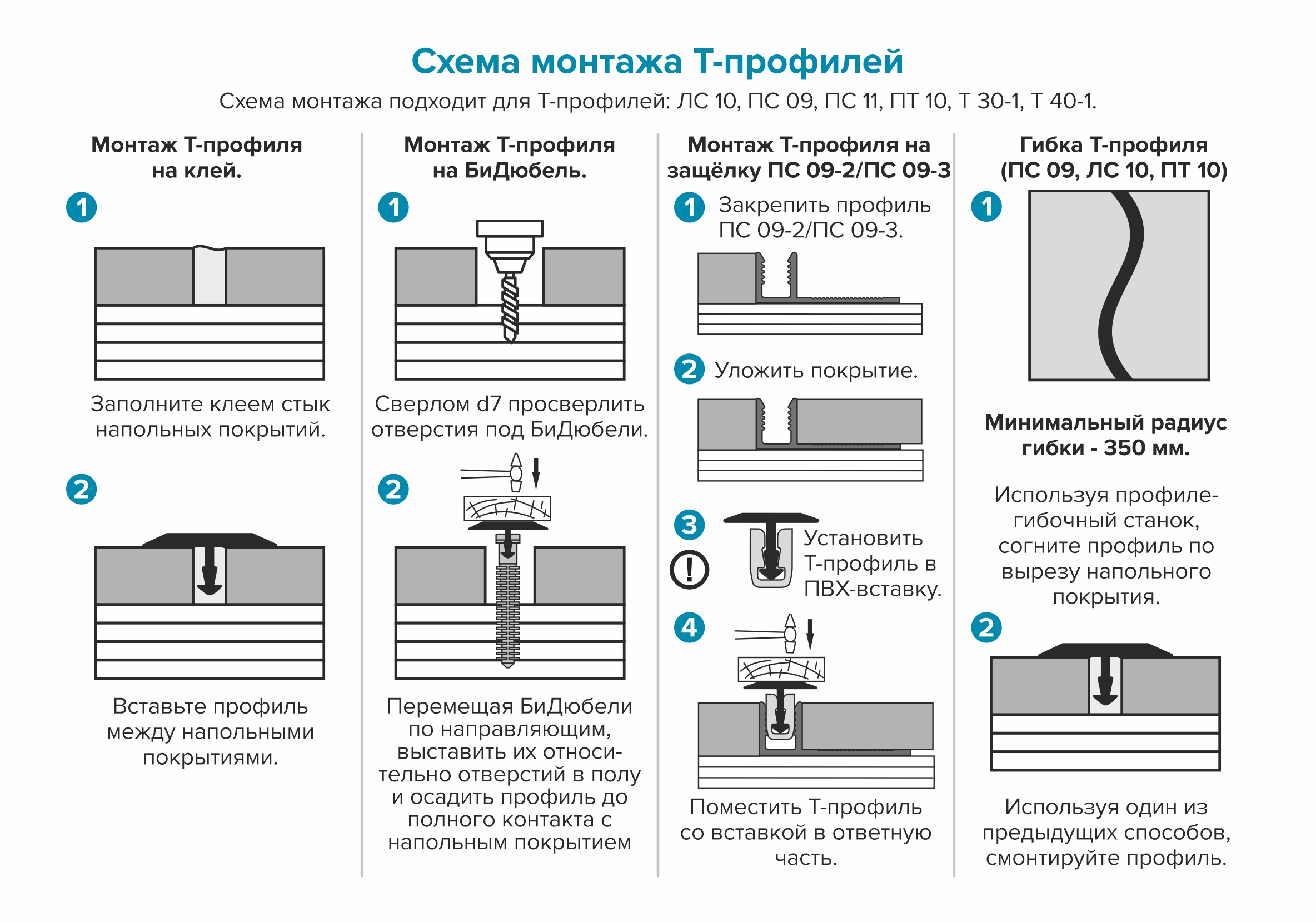Порог одноуровневый ПС 09.2700.282 Дуб светлый