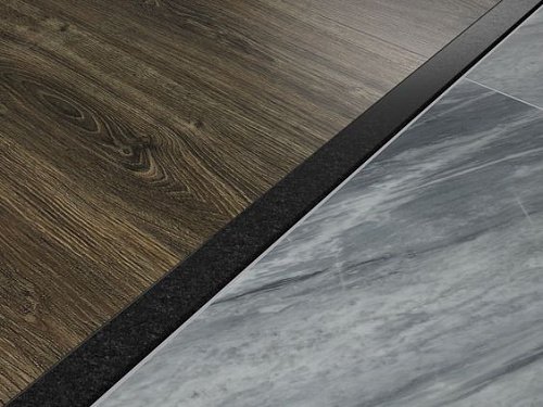 PV101-44 Профиль T-образный плоский Муар антрацит 10мм х 2.7м