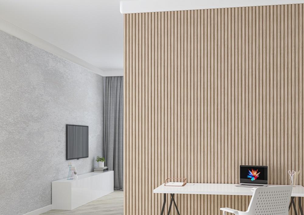 Панель вспененный полистирол ГРЕЙС 3D RAIL 120*2700 мм. Клен