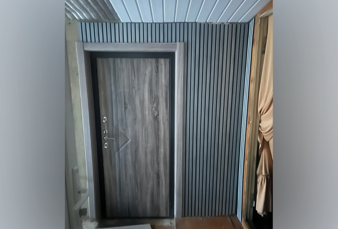 Панель вспененный полистирол ГРЕЙС 3D RAIL 120*2700 мм.  Береза