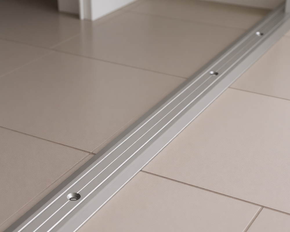 Порог одноуровневый ПС 01.1800.01л Серебро