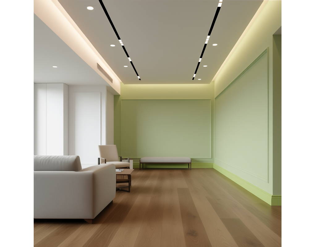 Плинтус ПОЛИСТИРОЛ HI WOOD B120V1 120мм х 16мм х 2,0м. Окраска включена в стоимость