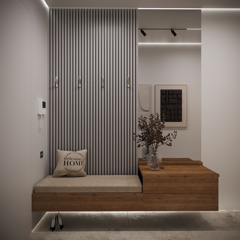 Рейка завершающая с монтажной планкой для панелей МДФ 2,75м L01/L02 Береза