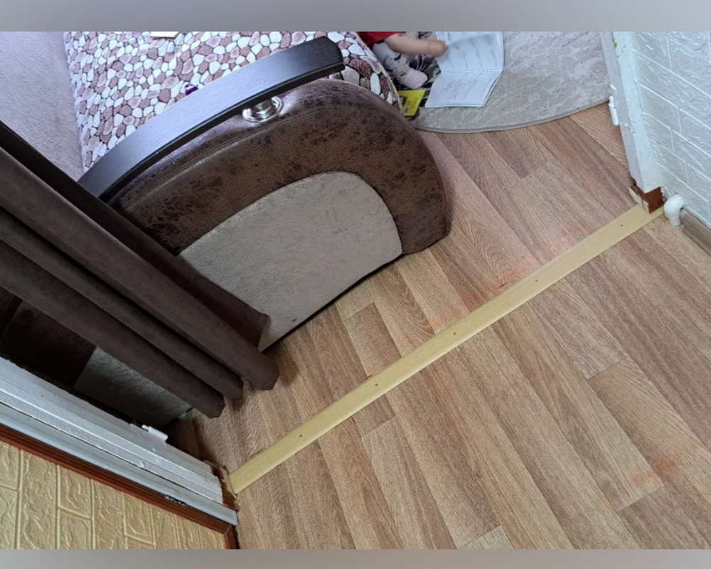 Порог одноуровневый ПС 07-1.900.045 Дуб дымчатый