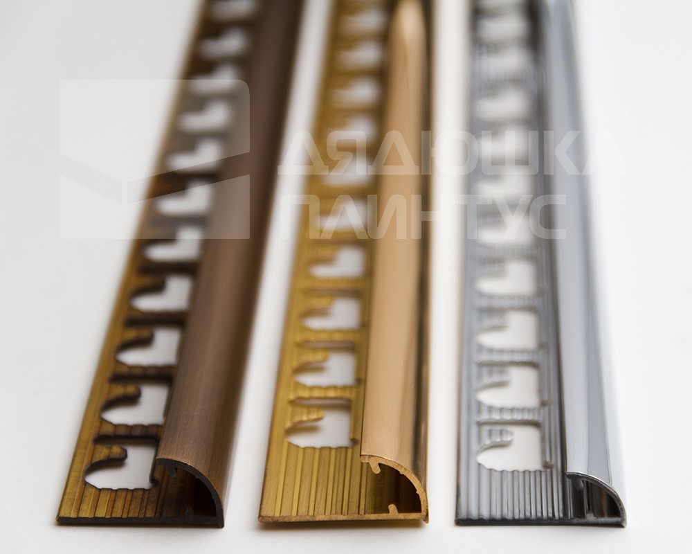 Профиль окантовочный Progress PJOL 10 10 мм 2,7м Полированный