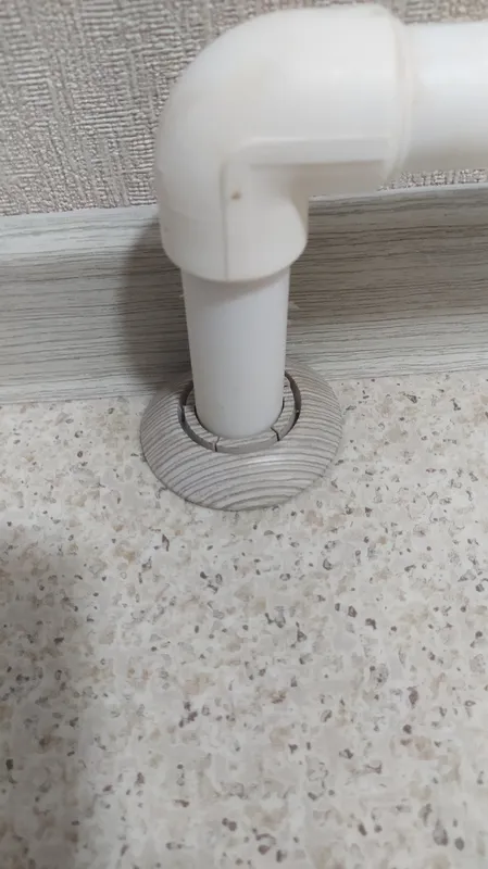 Розетта для труб ПВХ Cezar D22 M078 Дуб светло-серый