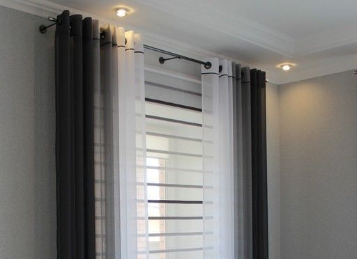 Карниз двухрядный кованый УЮТ D25мм 2,8м Черный