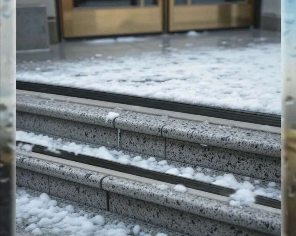 Порог одноуровневый ПС 08-1.2700.201л Серебро