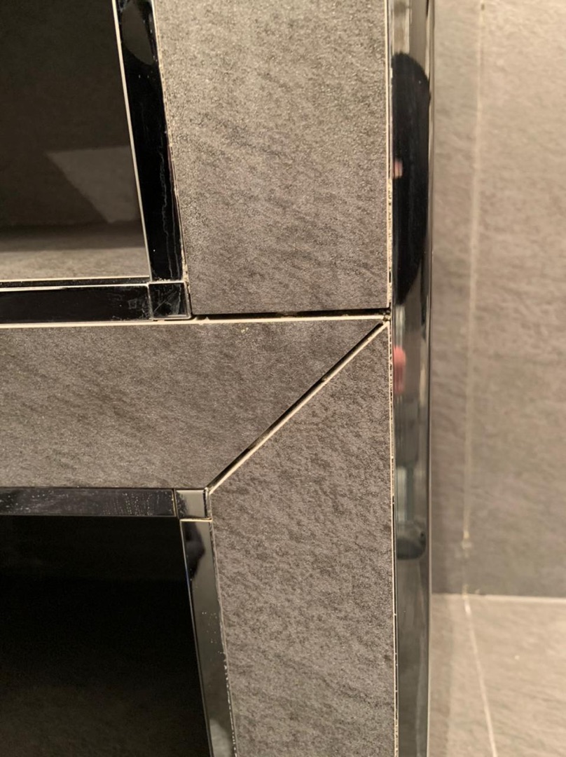 Капсула для прямоугол. профиля 10 мм Крац. черный. CPJQSNS 10/2